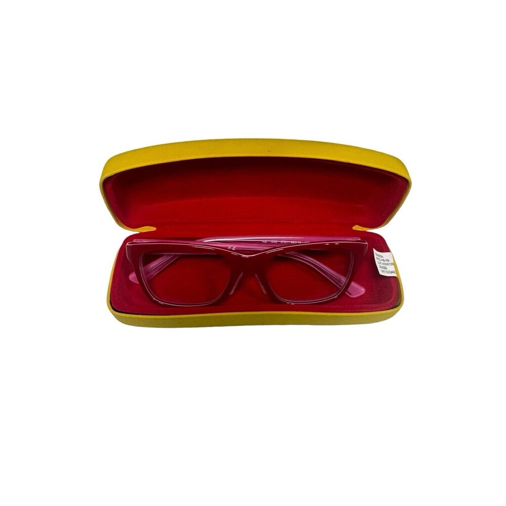 RAY-BAN JR RB1536 3761 Cherry Red/Pink Eyeglasses Frames 48-16-130- With Case